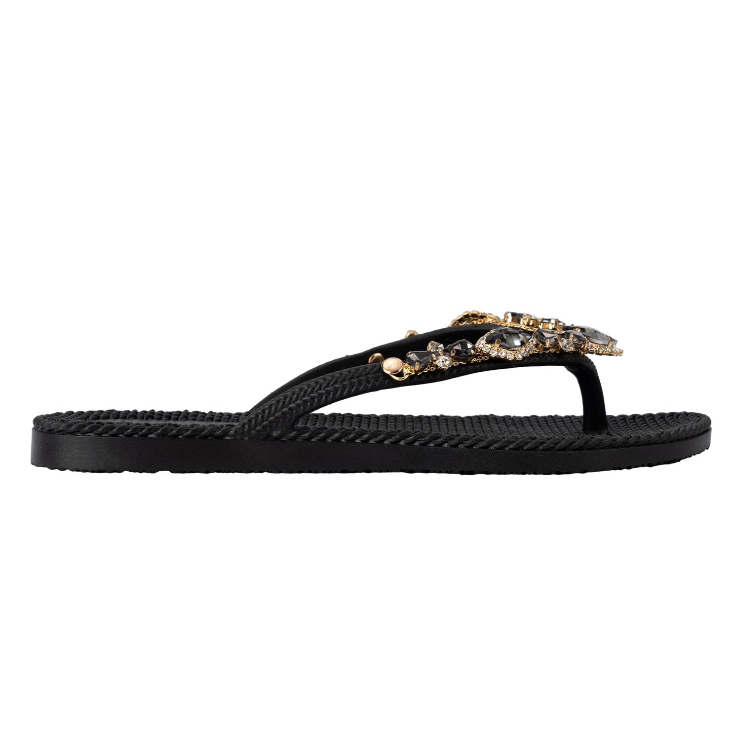 Swalker Woman's Crystal Sandal OBSIDIAN