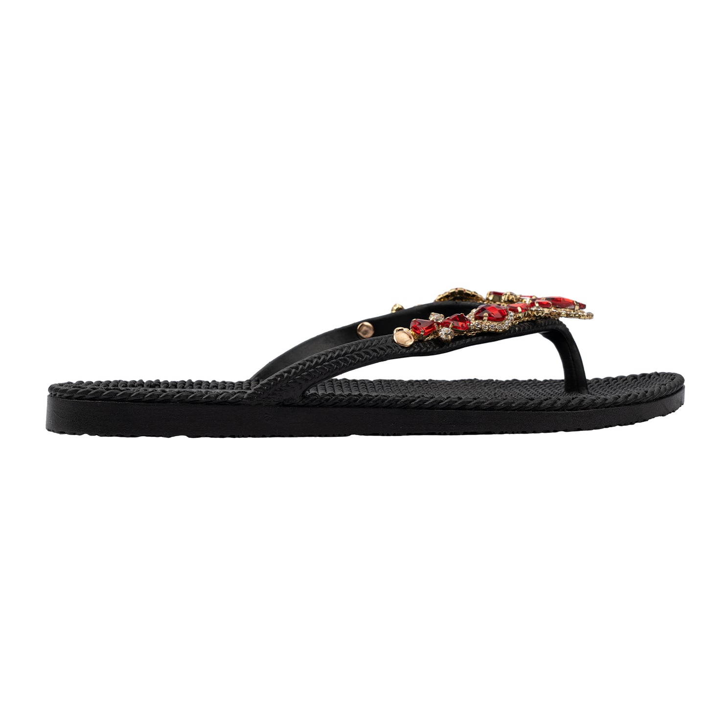 Swalker Woman's Crystal Sandal GARNET
