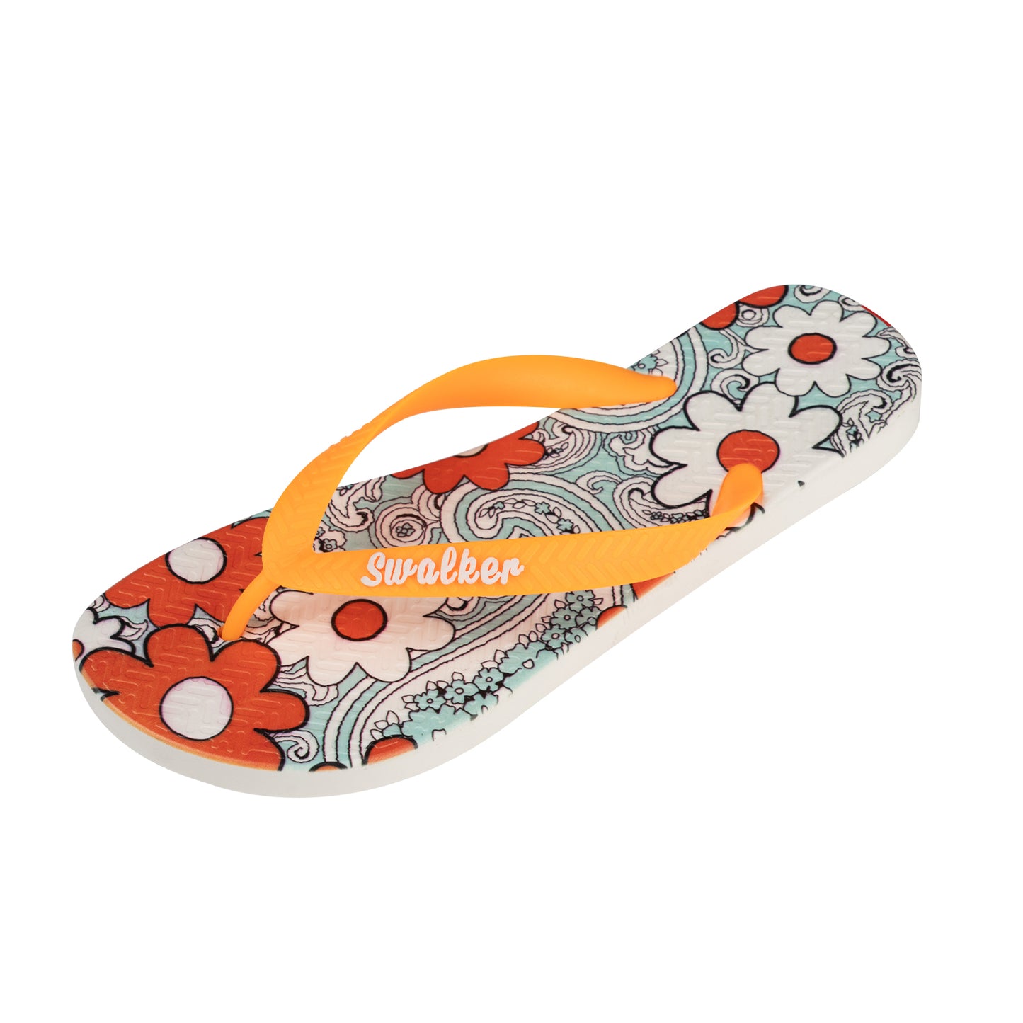 Swalker Woman's Printing Sandal Sunny Petals