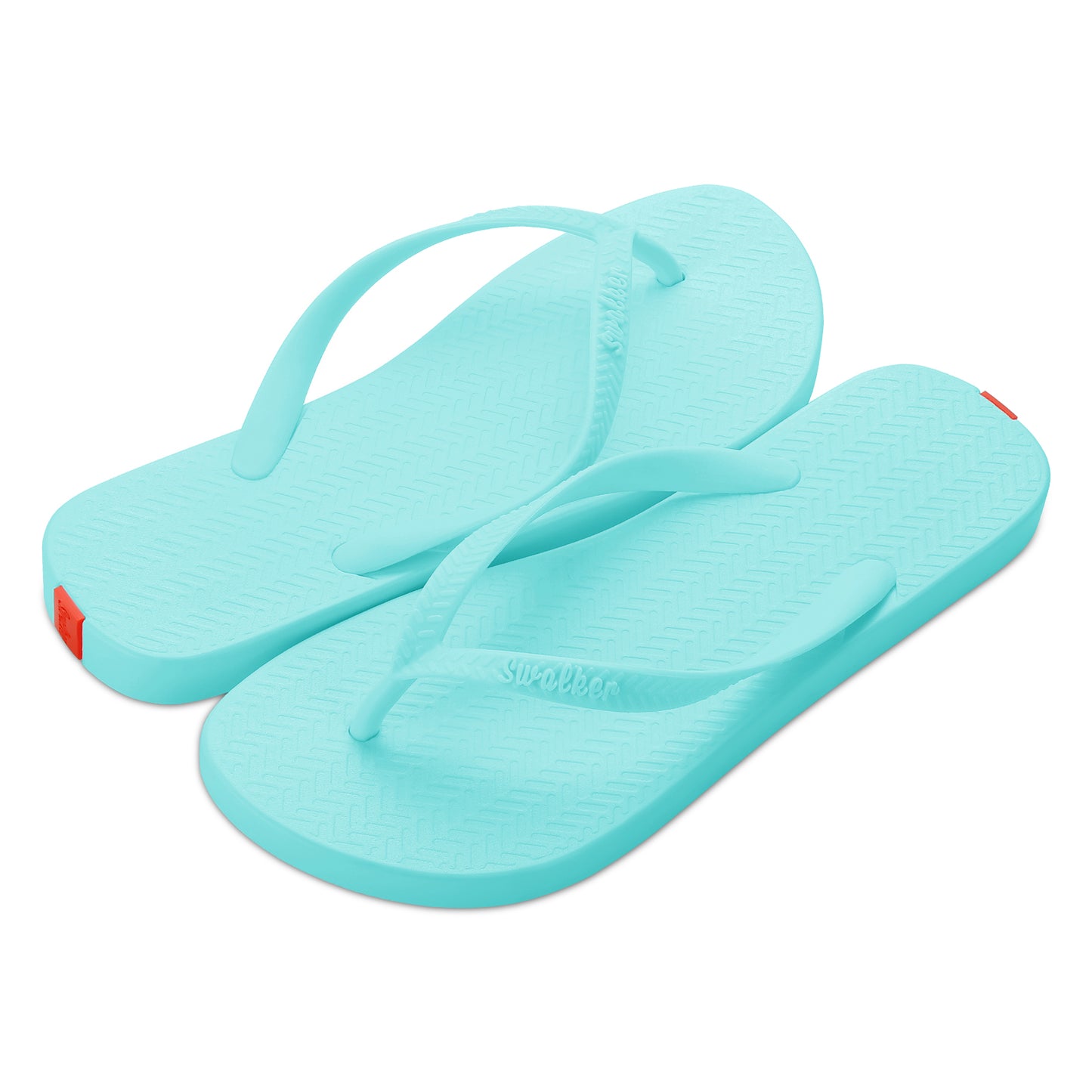 Swalker Women's Solid Color Flip Flop OCEAN BLUE