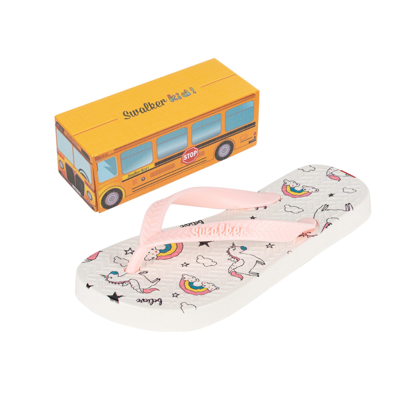 Swalker Kid's Printing Sandals Enchanted Pink