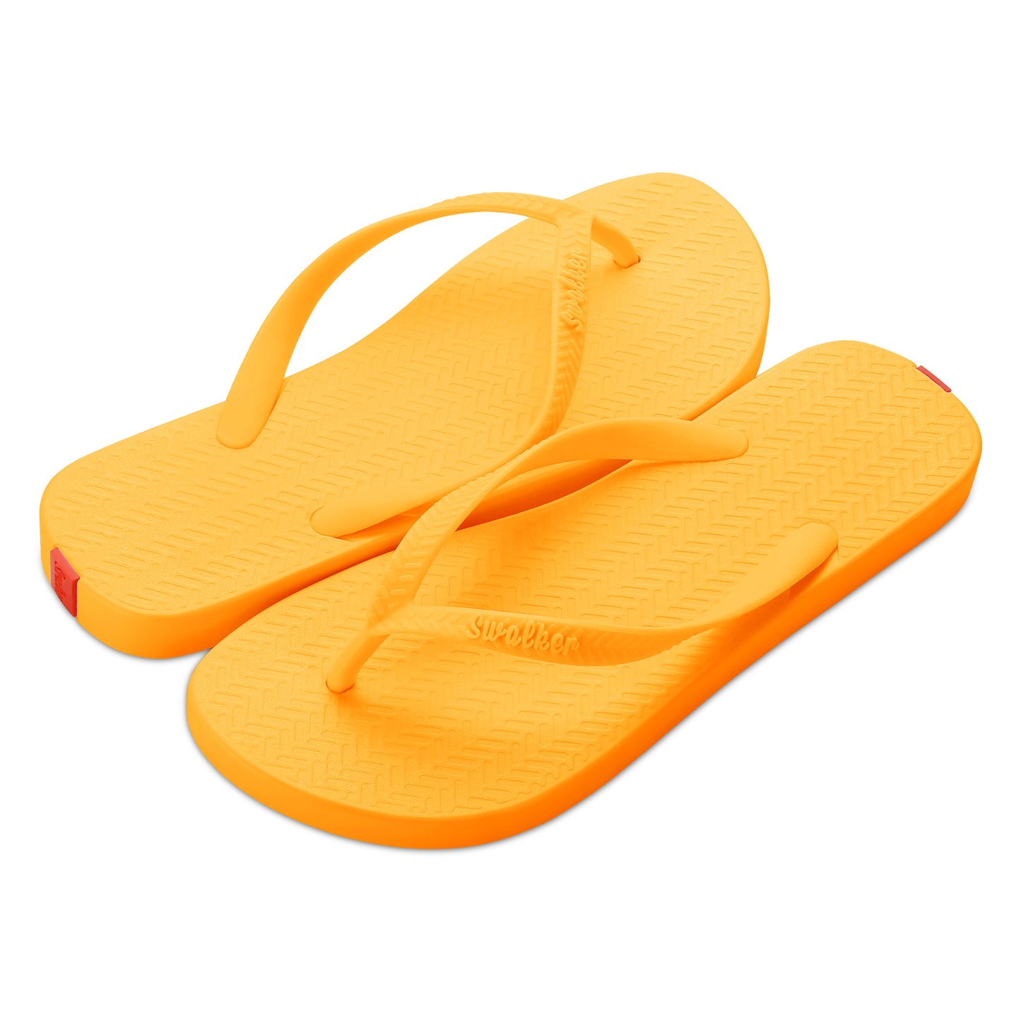 Swalker Man's Solid Color Flip Flop YELLOW