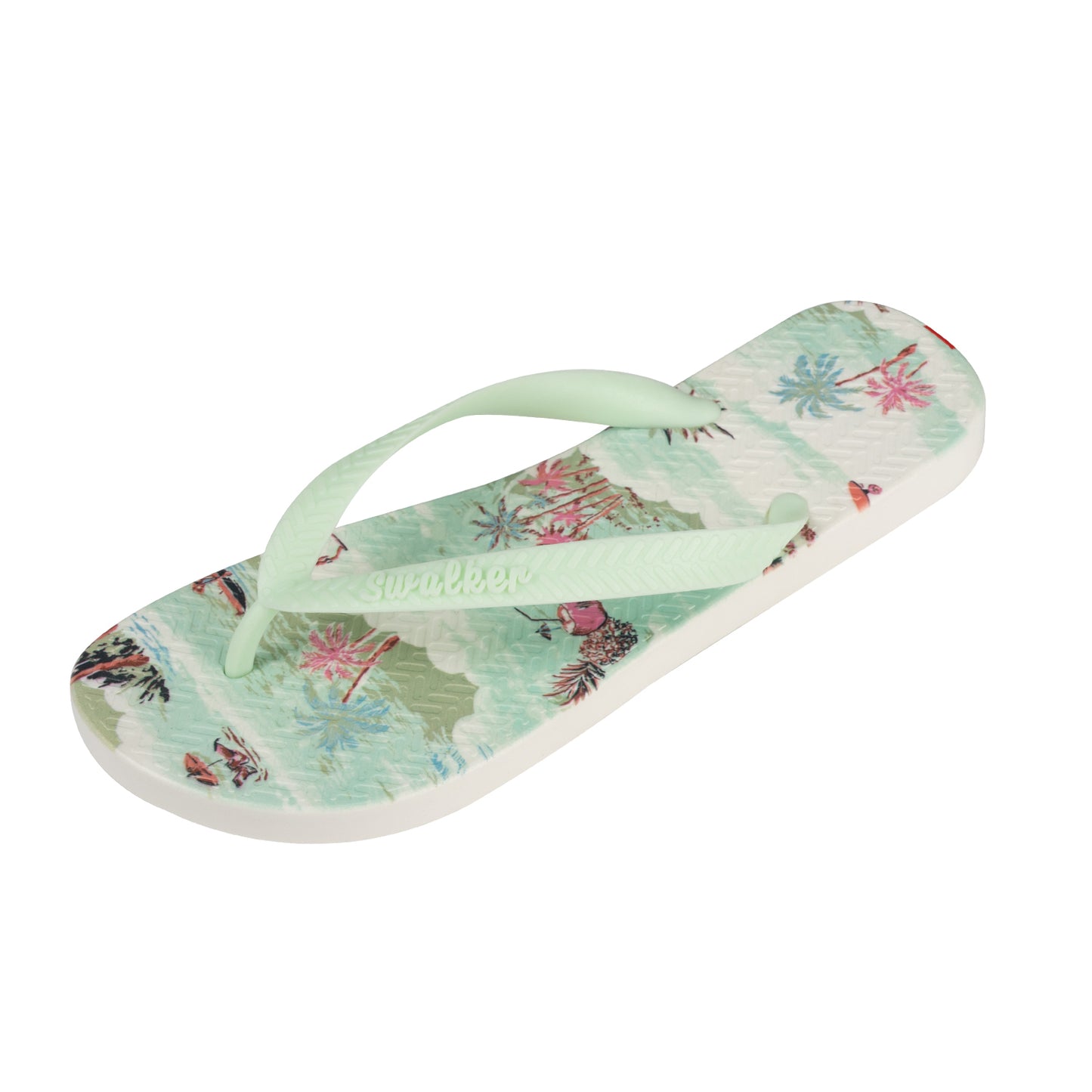 Swalker Man's Printing Sandal Palm Breeze