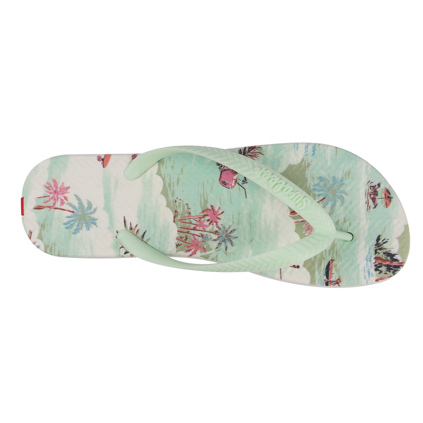 Swalker Man's Printing Sandal Palm Breeze