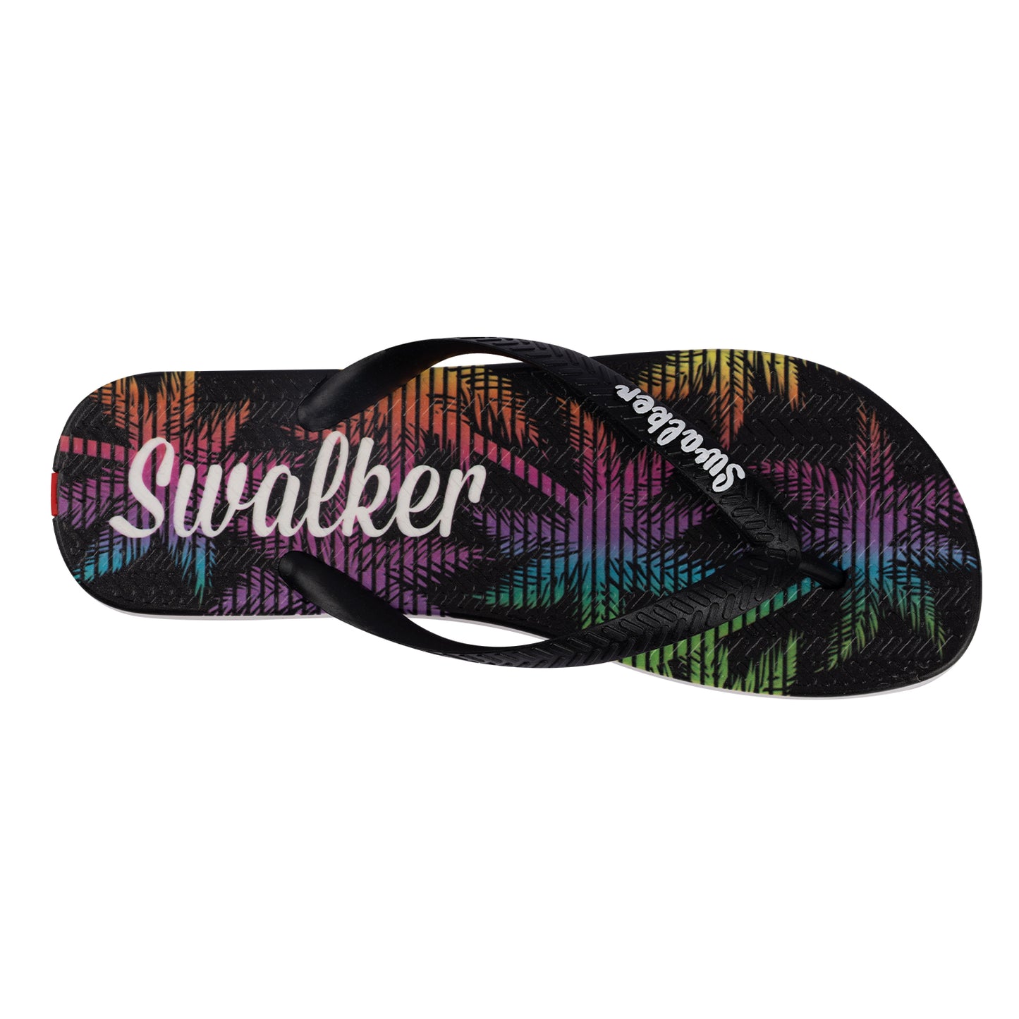 Swalker Man's Printing Sandal Noir Tropical