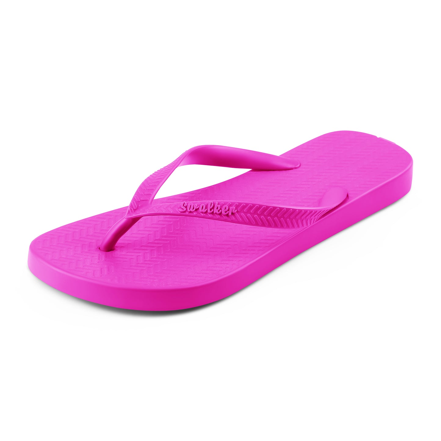 Swalker Women's Solid Color Flip Flop ROSE