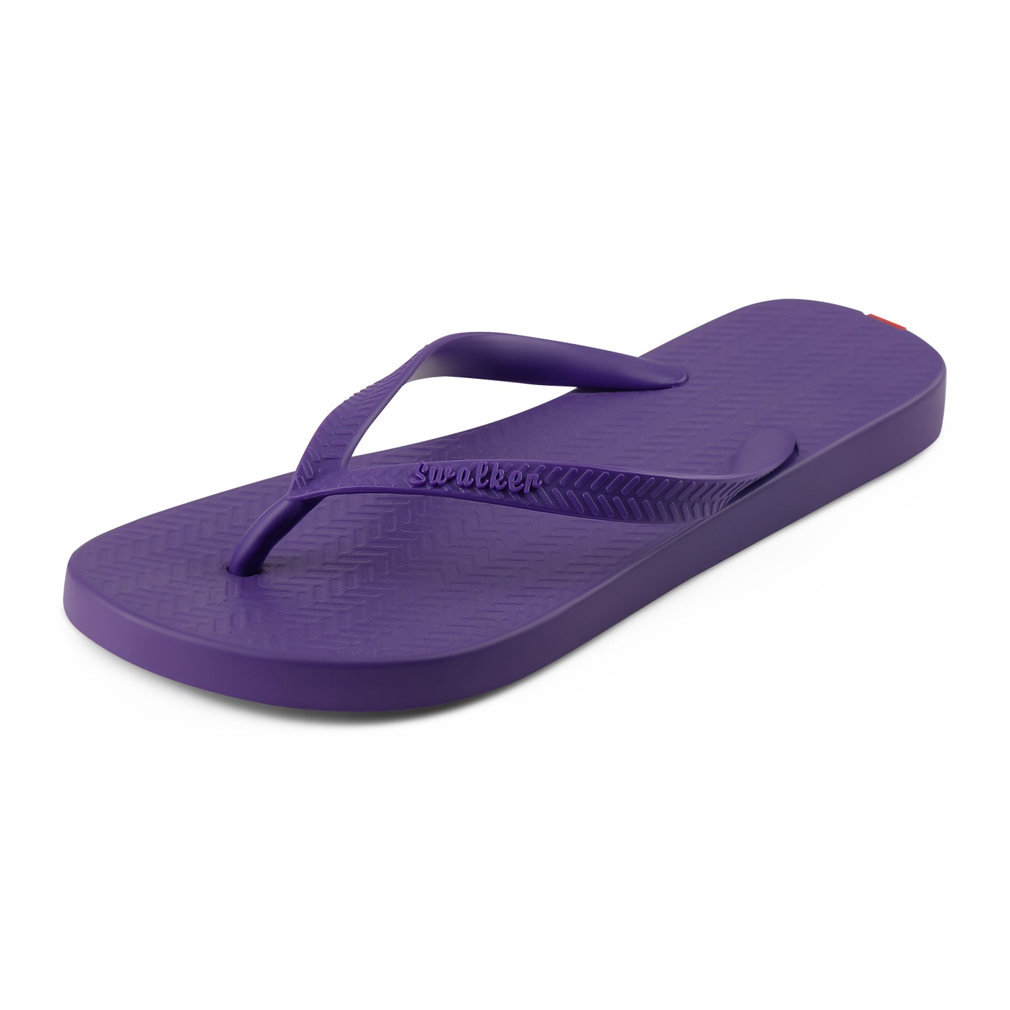 Swalker Man's Solid Color Flip Flop VIOLET