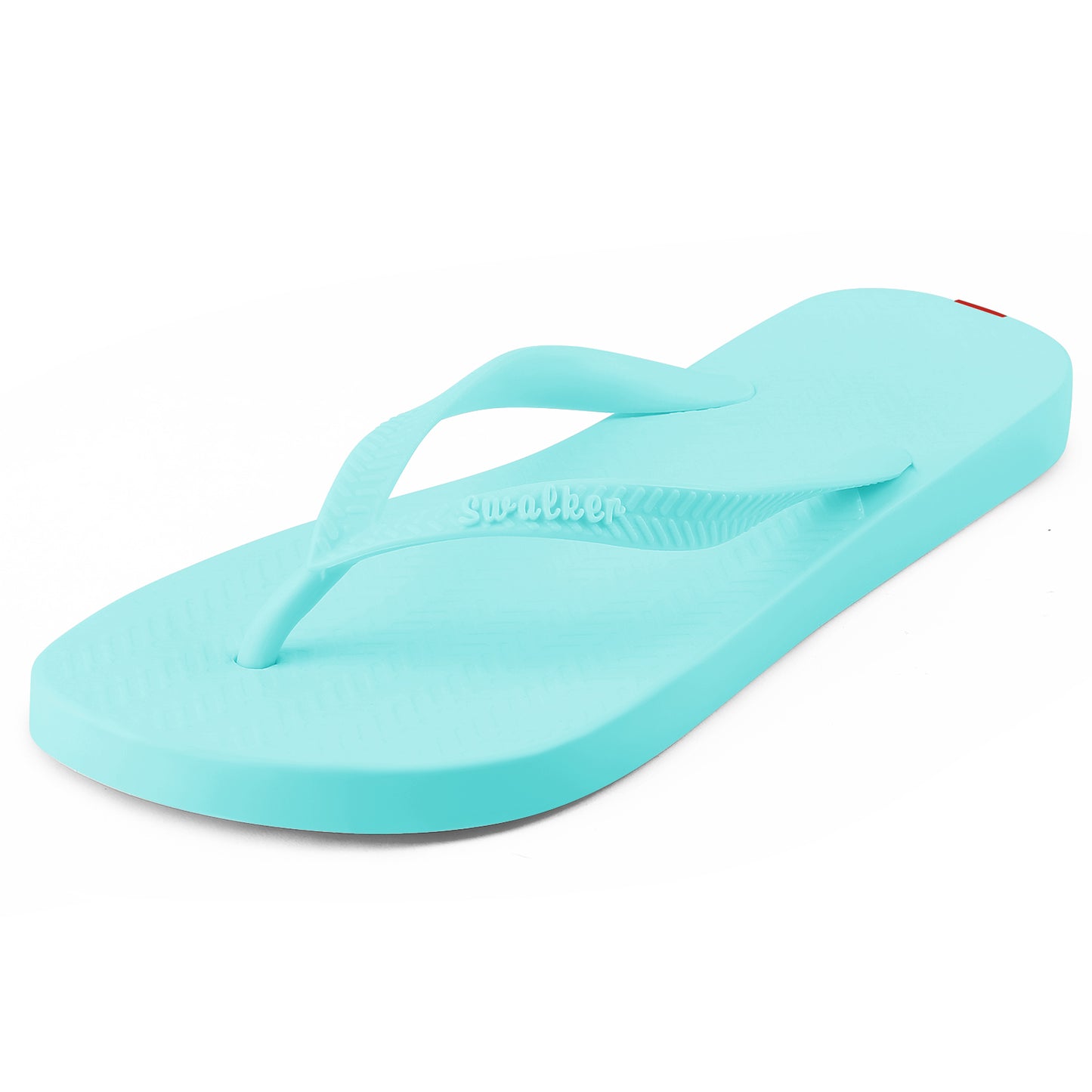 Swalker Women's Solid Color Flip Flop OCEAN BLUE