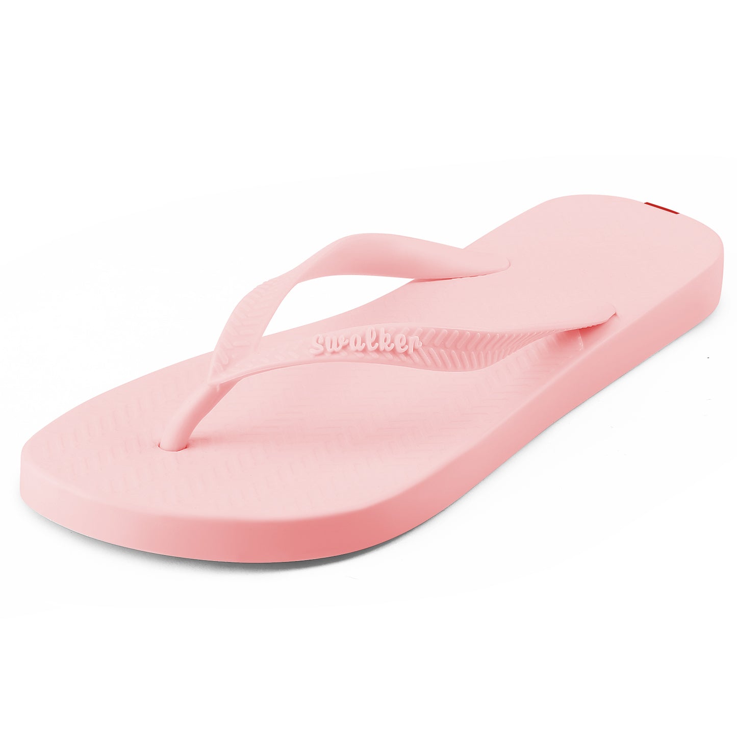 Swalker Women's Solid Color Flip Flop PINK