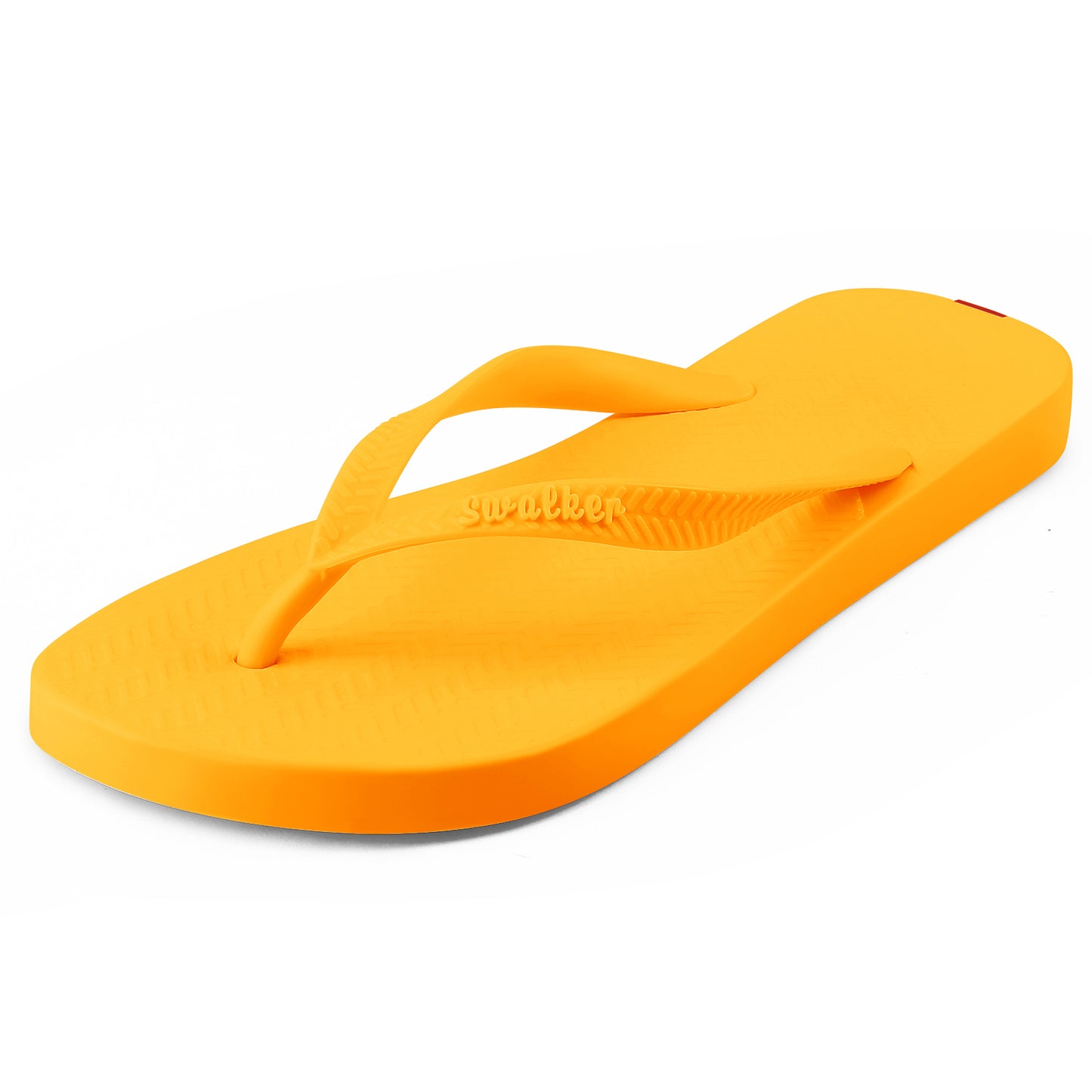 Swalker Man's Solid Color Flip Flop YELLOW
