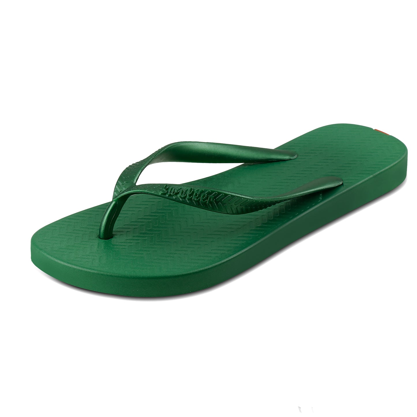 Swalker Man's Solid Color Flip Flop GREEN