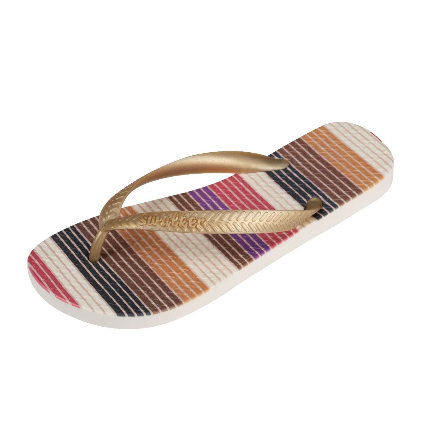 Swalker Woman's Printing Sandal Brass Shine