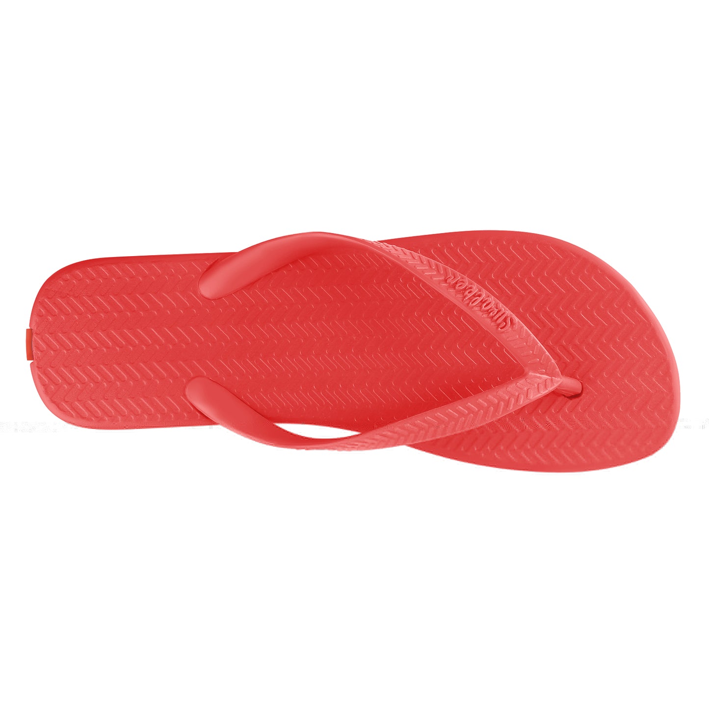 Swalker Man's Solid Color Flip Flop RED