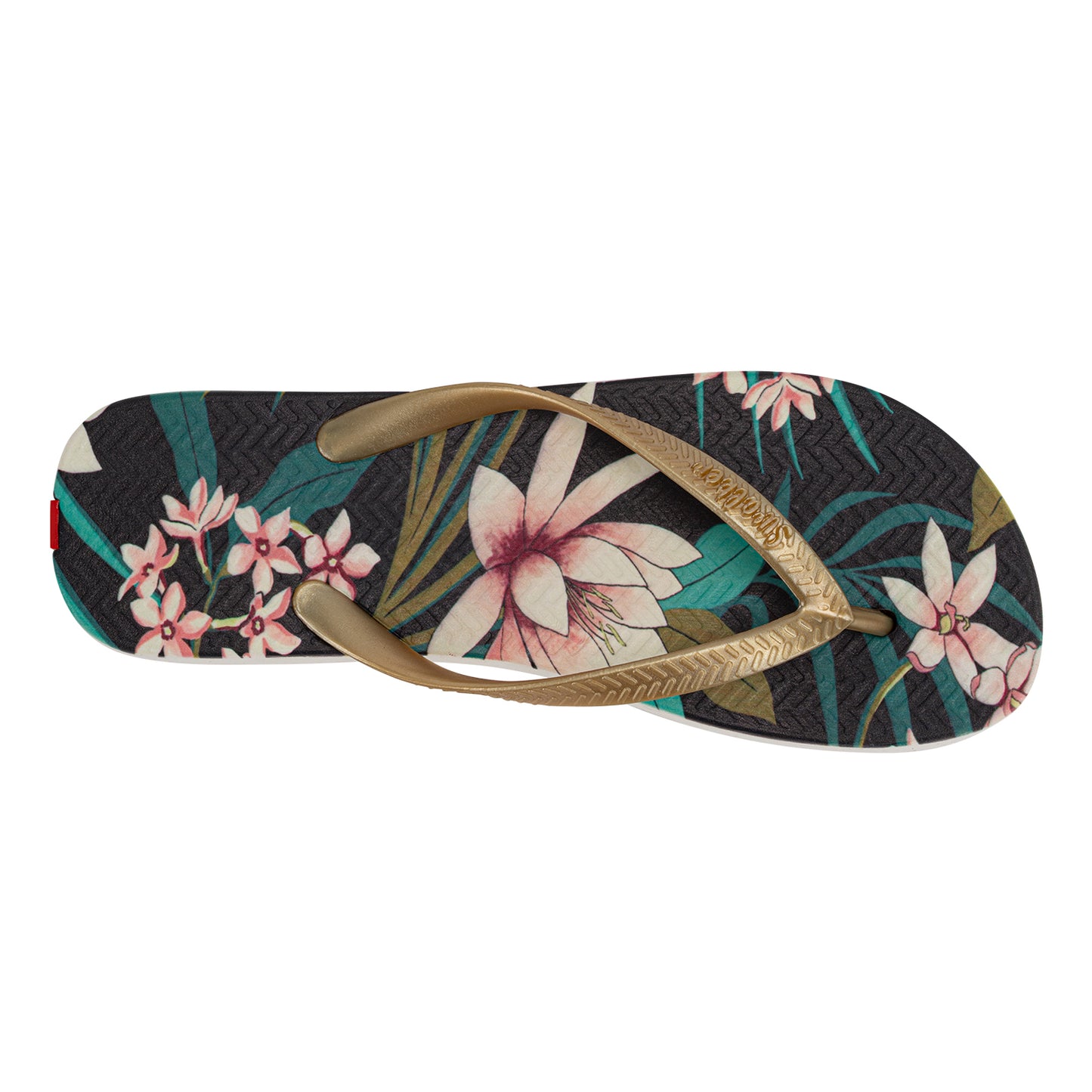 Swalker Woman's Printing Sandal Blooming flowers