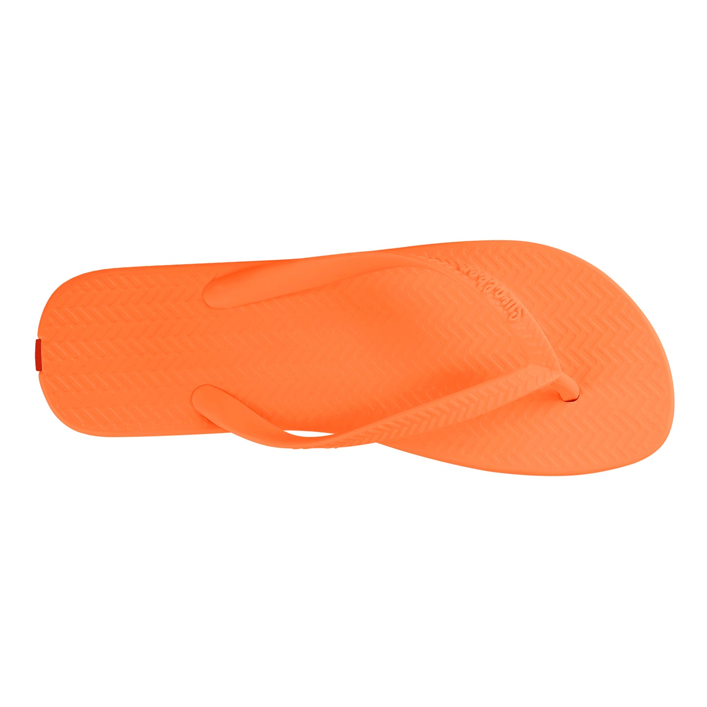 Swalker Man's Solid Color Flip Flop ORANGE