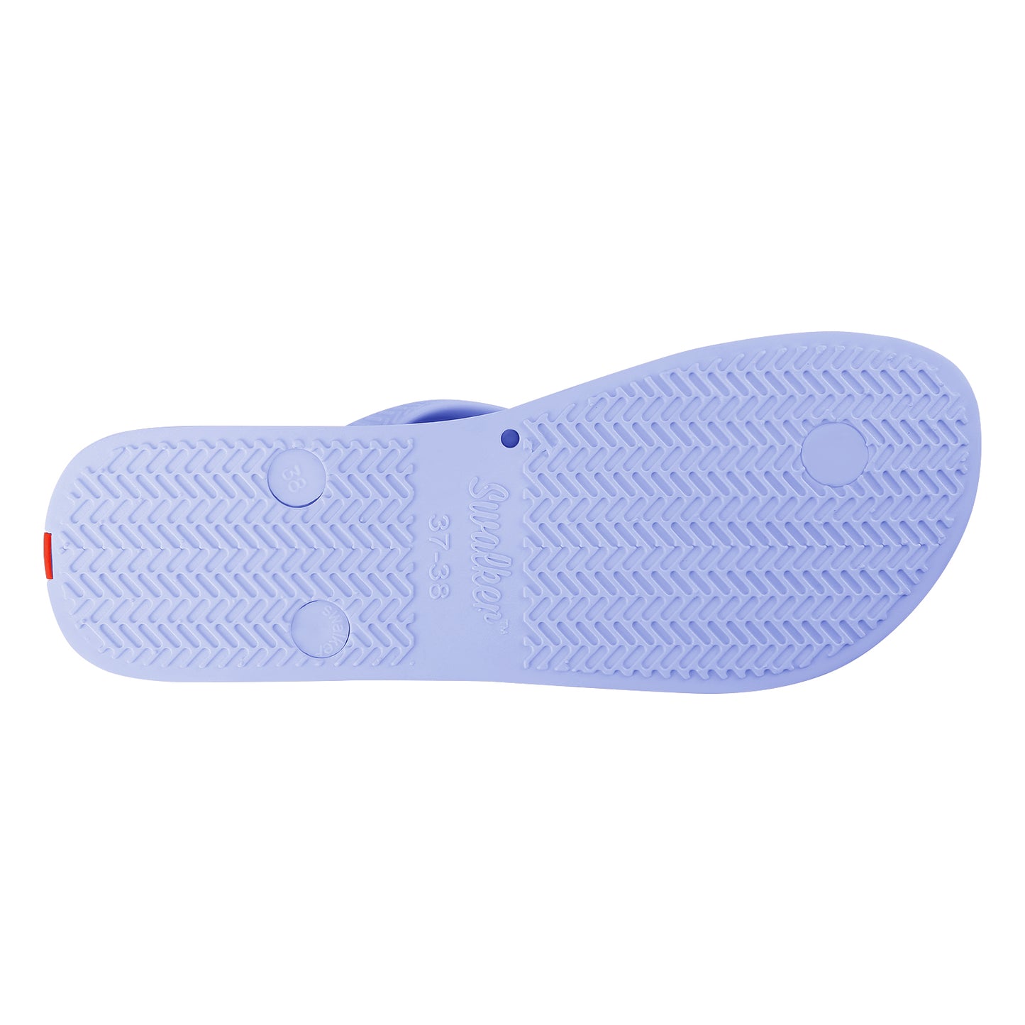 Swalker Man's Solid Color Flip Flop SERENITY