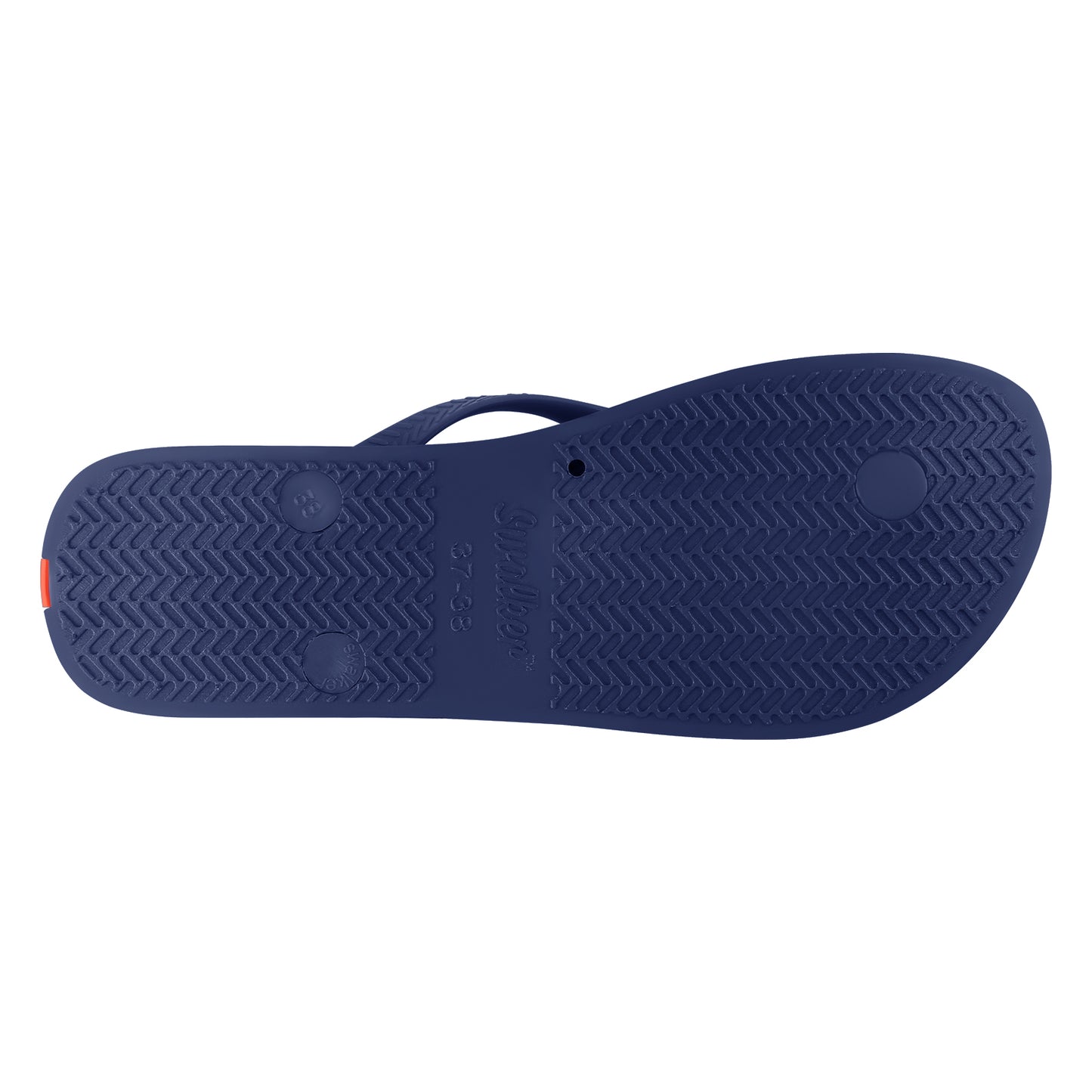 Swalker Man's Solid Color Flip Flop NAVY