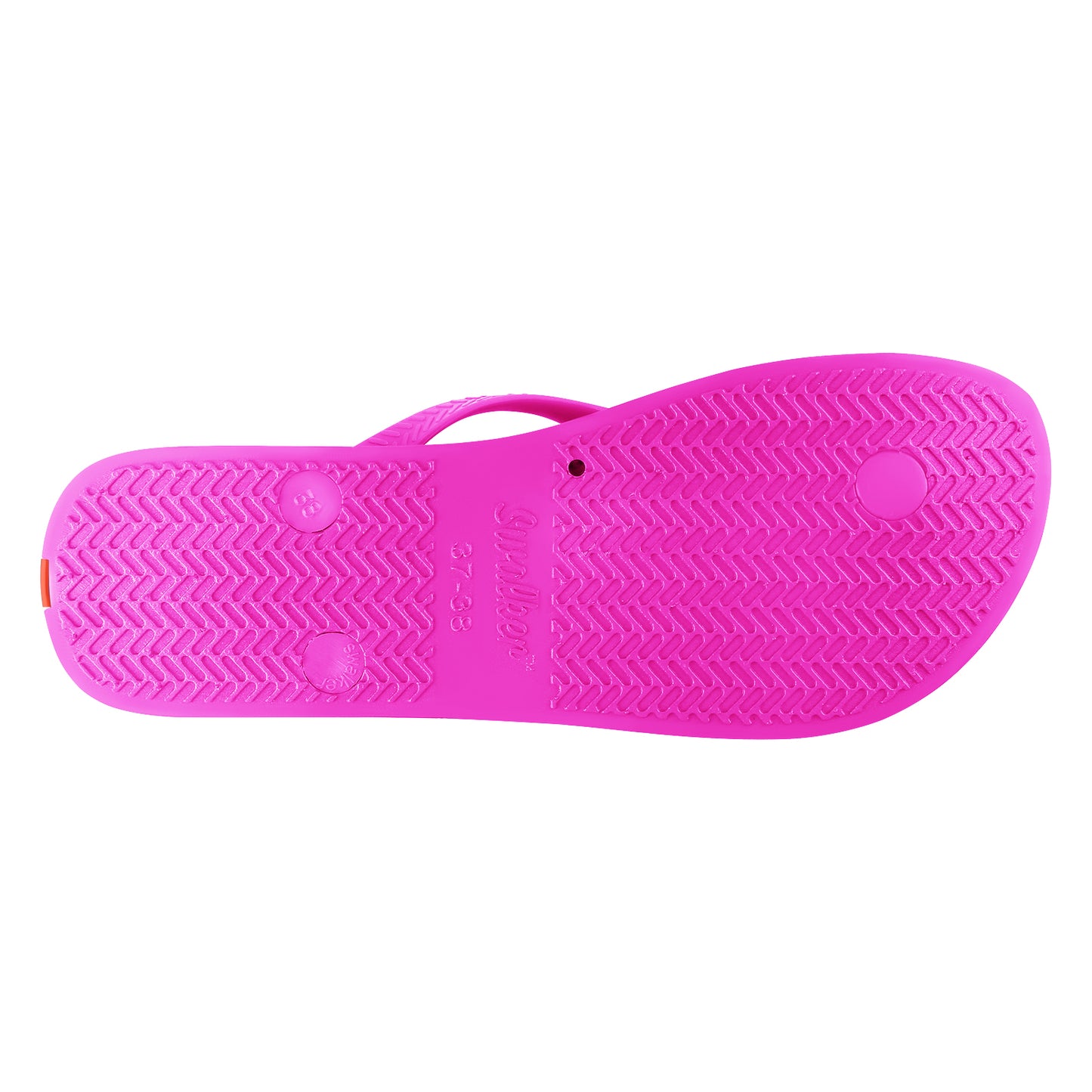 Swalker Women's Solid Color Flip Flop ROSE