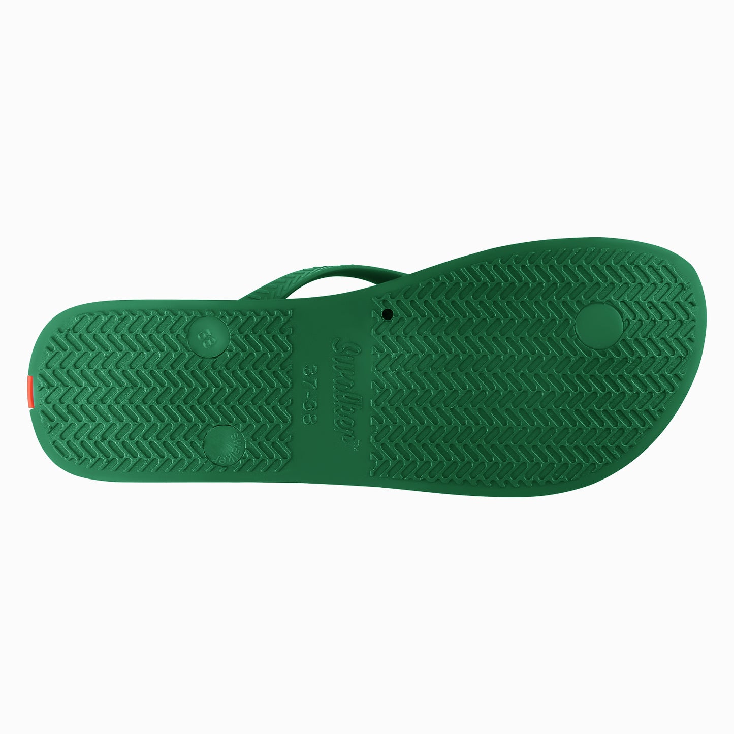 Swalker Man's Solid Color Flip Flop GREEN
