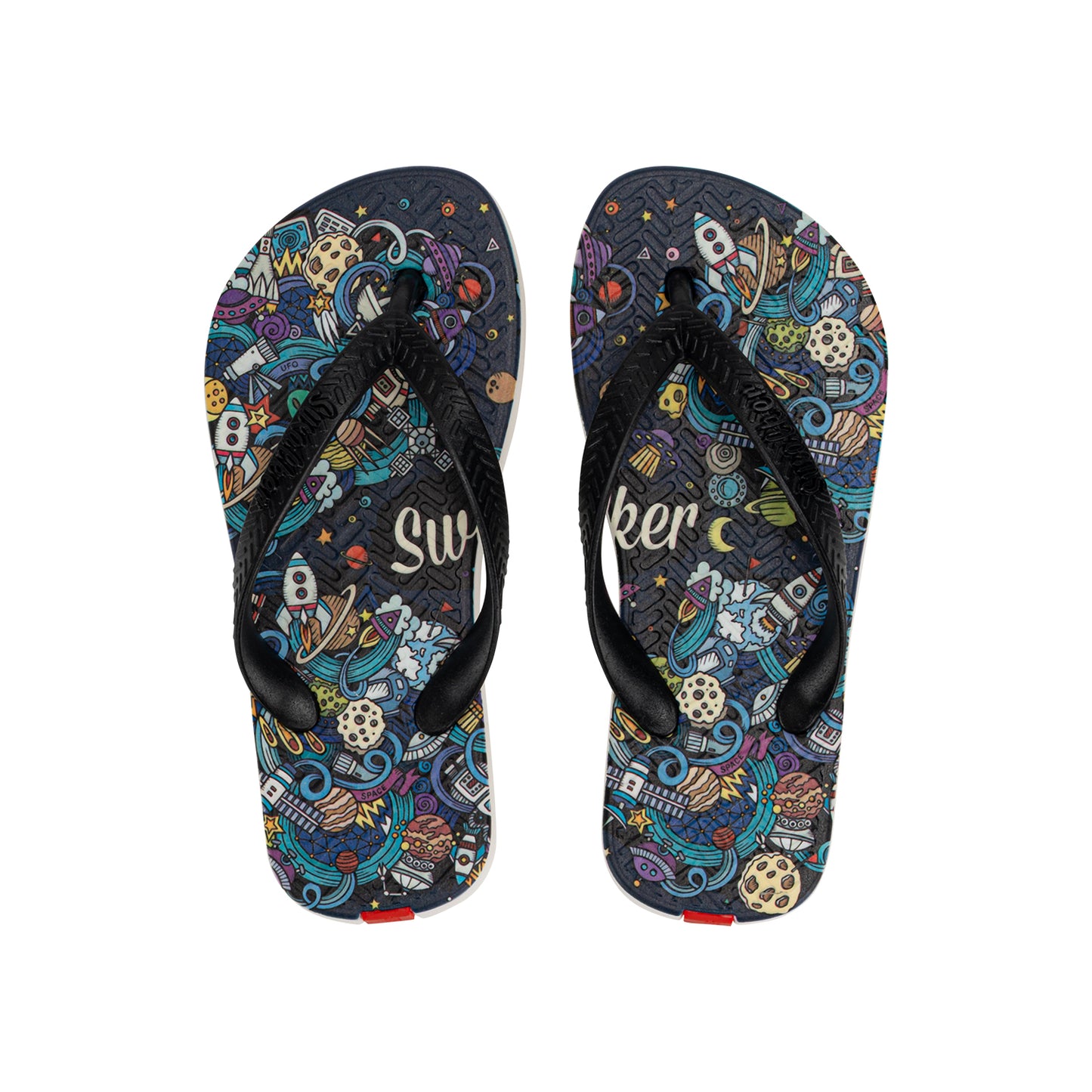 Swalker Kid's Printing Sandals Midnight Galaxy