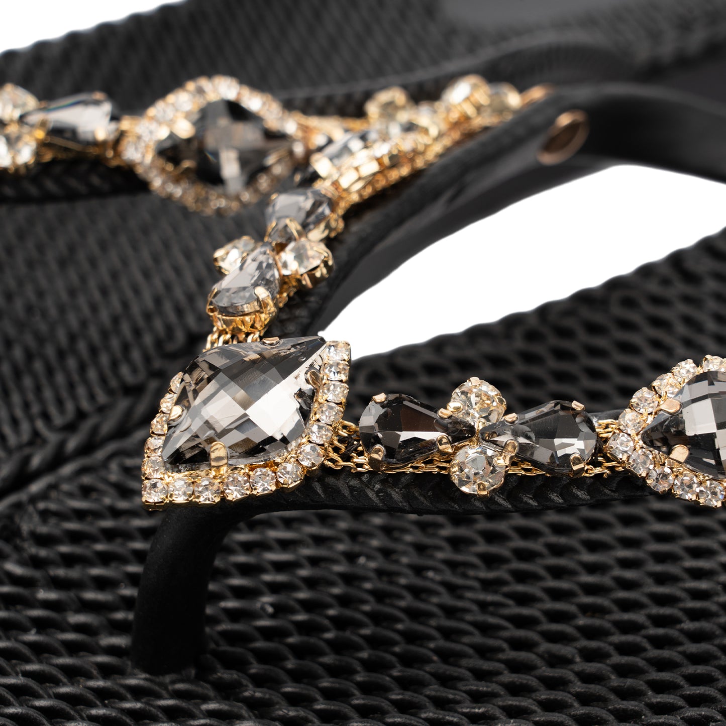 Swalker Woman's Crystal Sandal OBSIDIAN