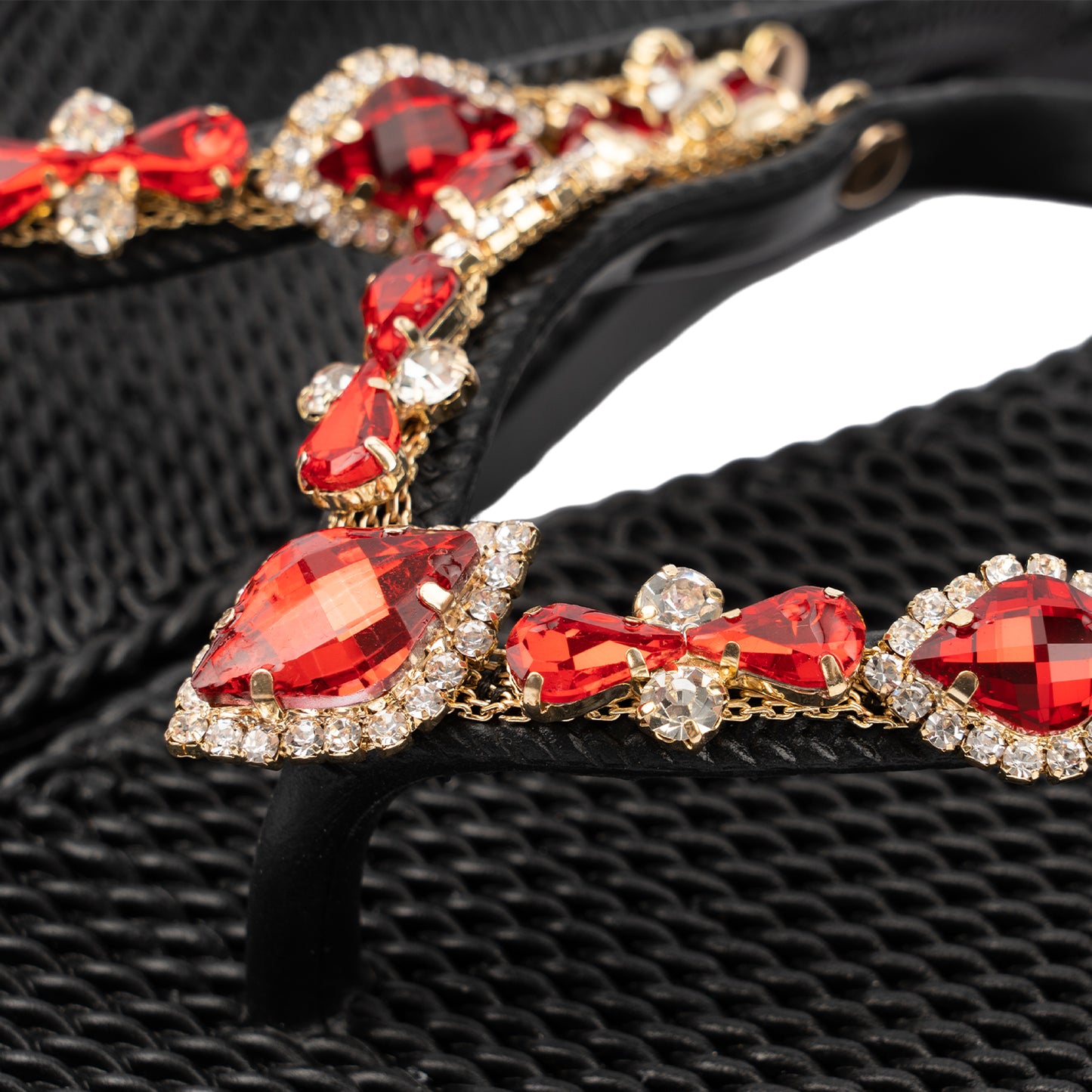 Swalker Woman's Crystal Sandal GARNET