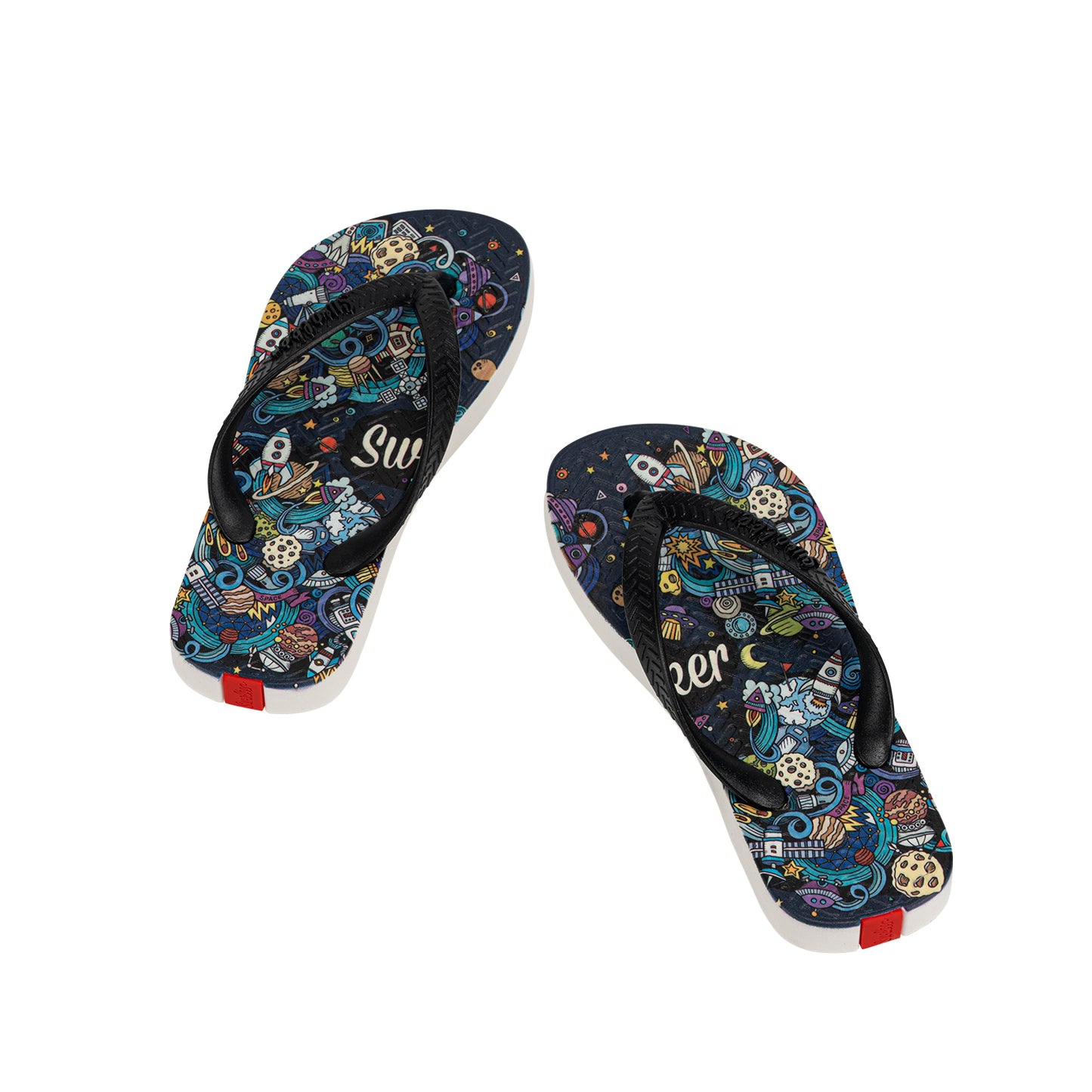 Swalker Kid's Printing Sandals Midnight Galaxy