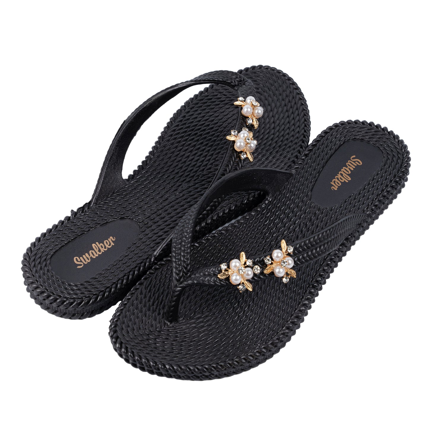 Swalker Woman's Metalli Sandal GRAPHITE