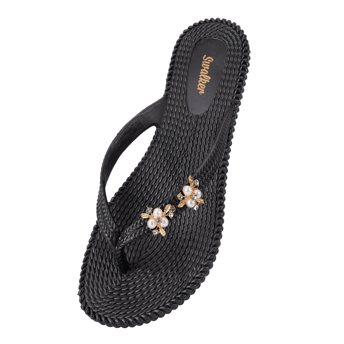 Swalker Woman's Metalli Sandal GRAPHITE