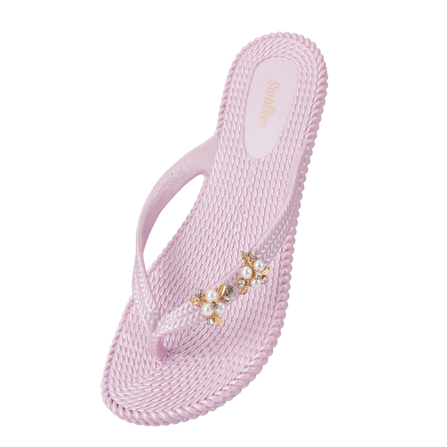 Swalker Woman's Metalli Sandal ICED LAVENDER