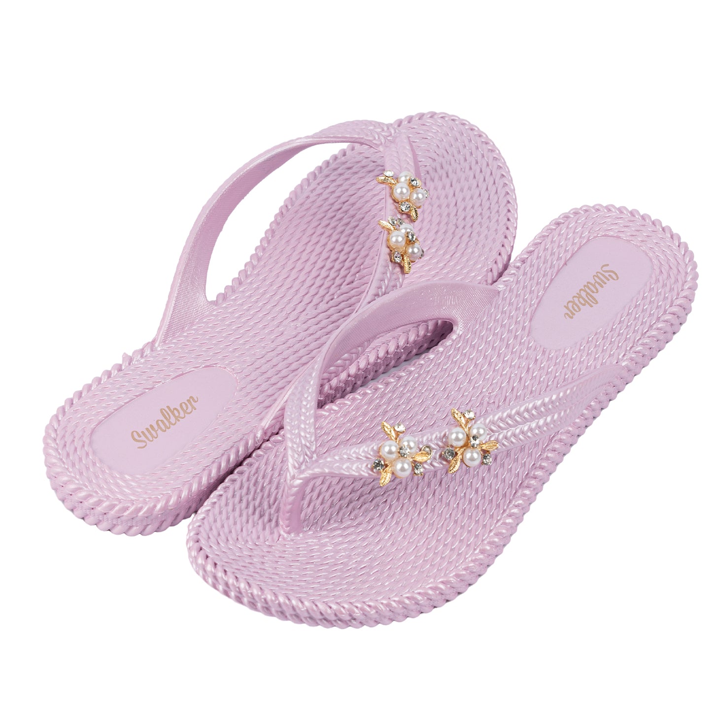 Swalker Woman's Metalli Sandal ICED LAVENDER