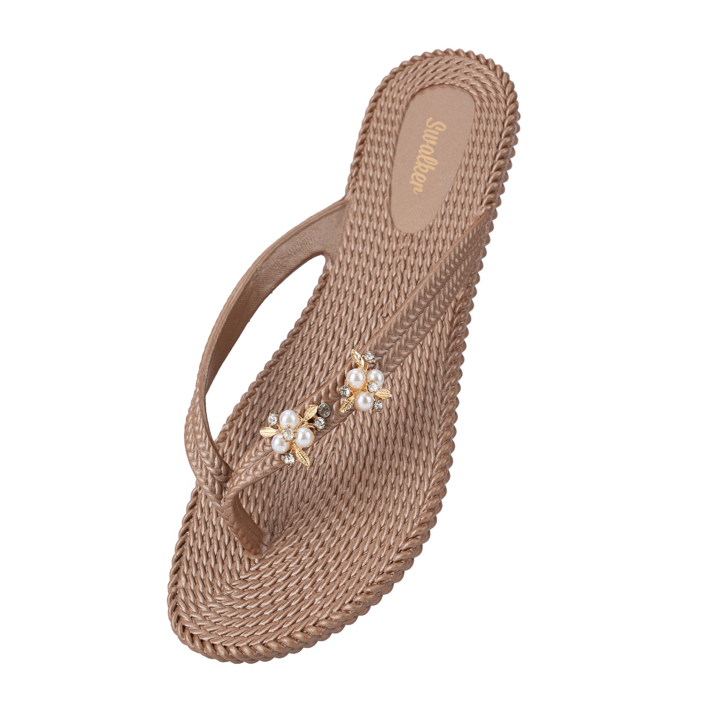 Swalker Woman's Metalli Sandal ROSE GOLD