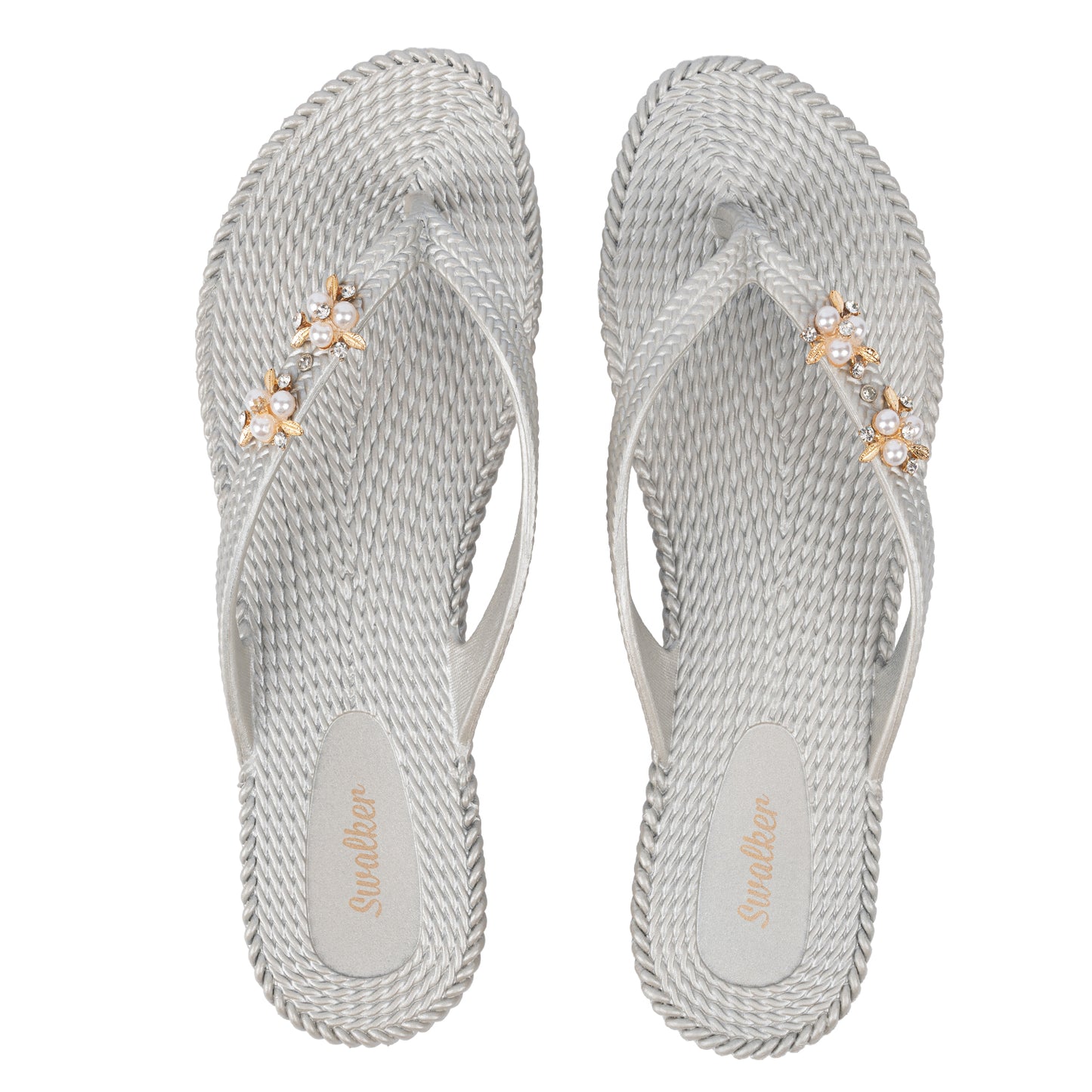 Swalker Woman's Metalli Sandal SILVER
