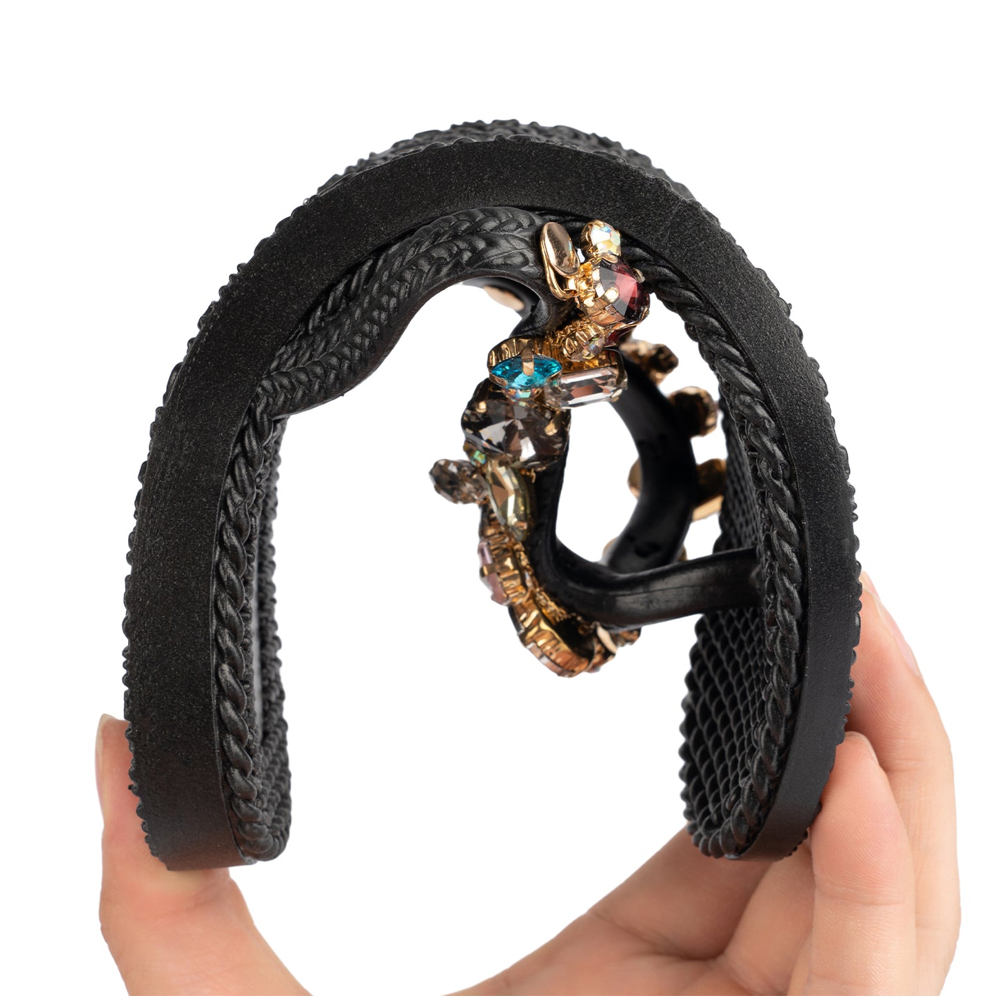 Swalker Woman's Crystal Sandal ONYX