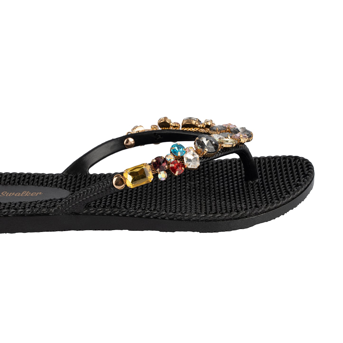 Swalker Woman's Crystal Sandal ONYX