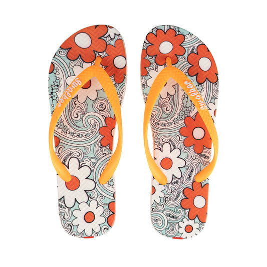Swalker Woman's Printing Sandal Sunny Petals