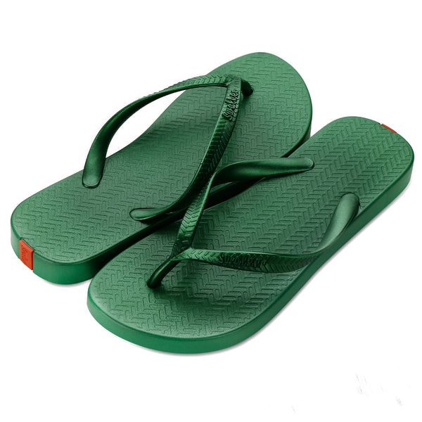 Swalker Man's Solid Color Flip Flop GREEN