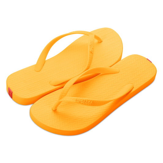 Swalker Man's Solid Color Flip Flop YELLOW