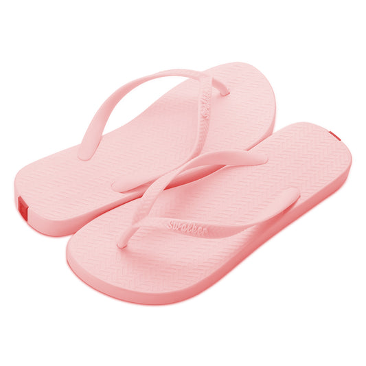 Swalker Women's Solid Color Flip Flop PINK