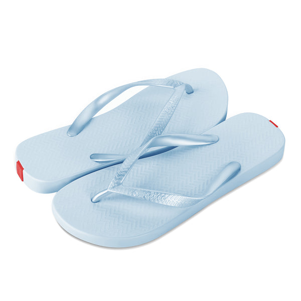 Swalker Man's Solid Color Flip Flop LIGHT BLUE