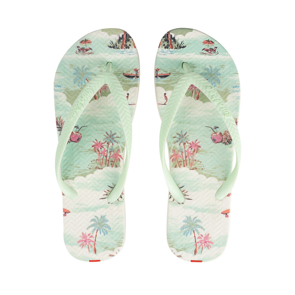 Swalker Man's Printing Sandal Palm Breeze