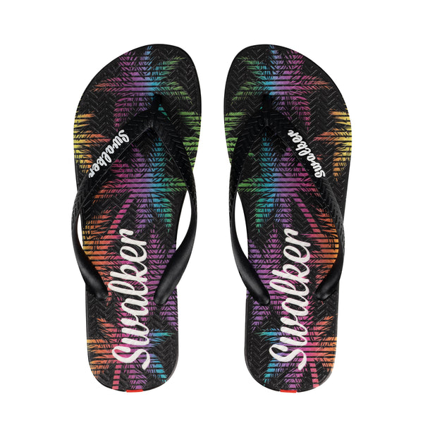 Swalker Man's Printing Sandal Noir Tropical