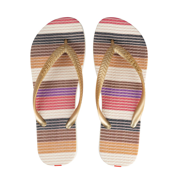 Swalker Woman's Printing Sandal Brass Shine