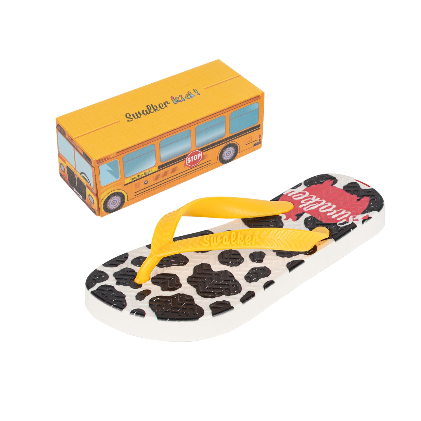 Swalker Kid's Printing Sandals Milk Cow