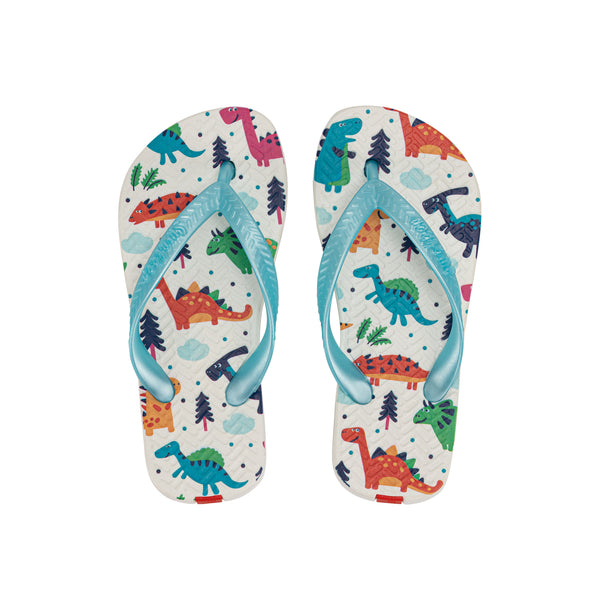 Swalker Kid's Printing Sandals Blue dinosaur