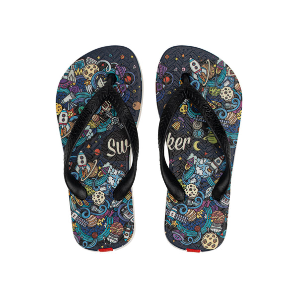 Swalker Kid's Printing Sandals Midnight Galaxy