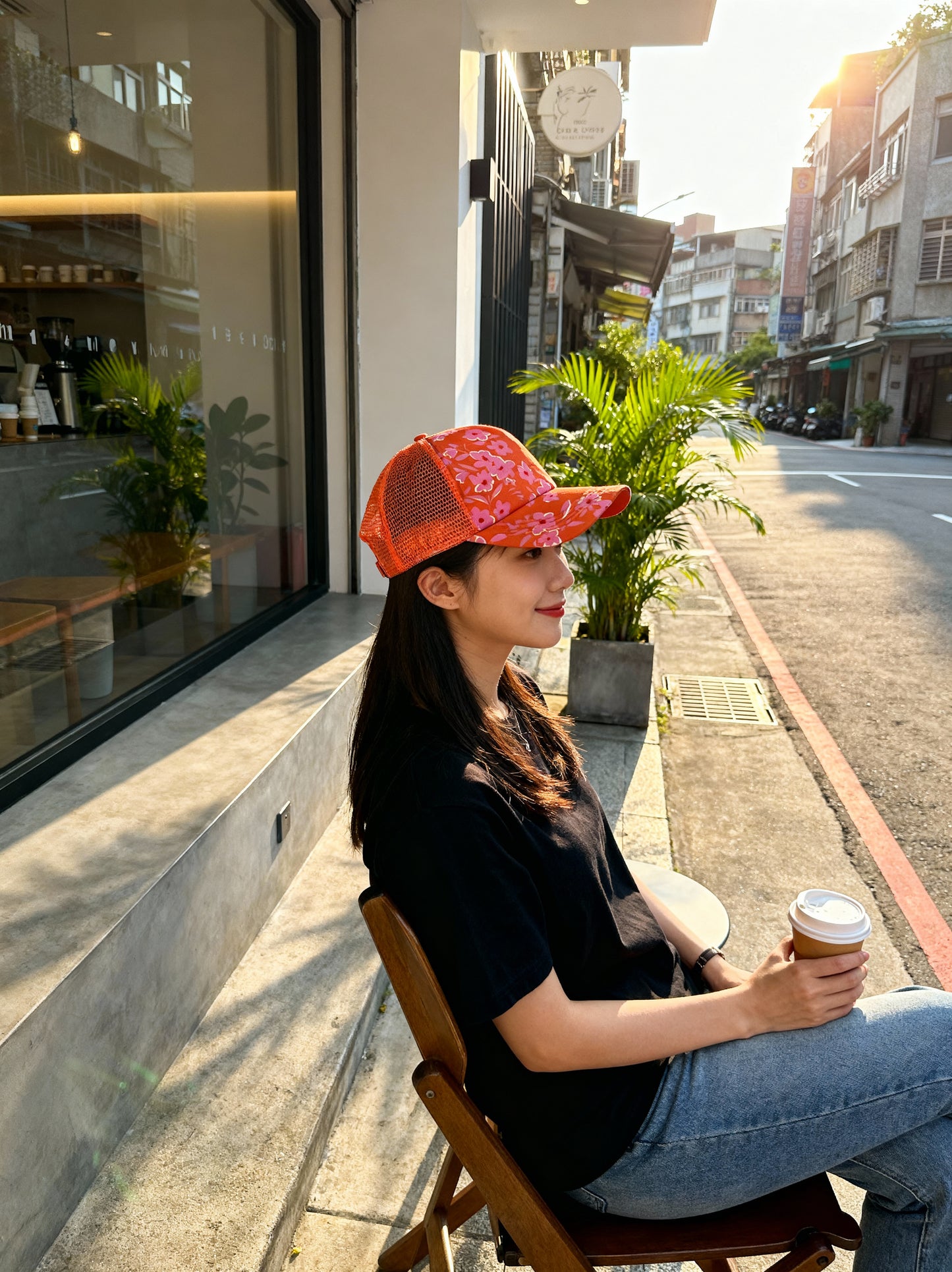 印花透氣棒球帽