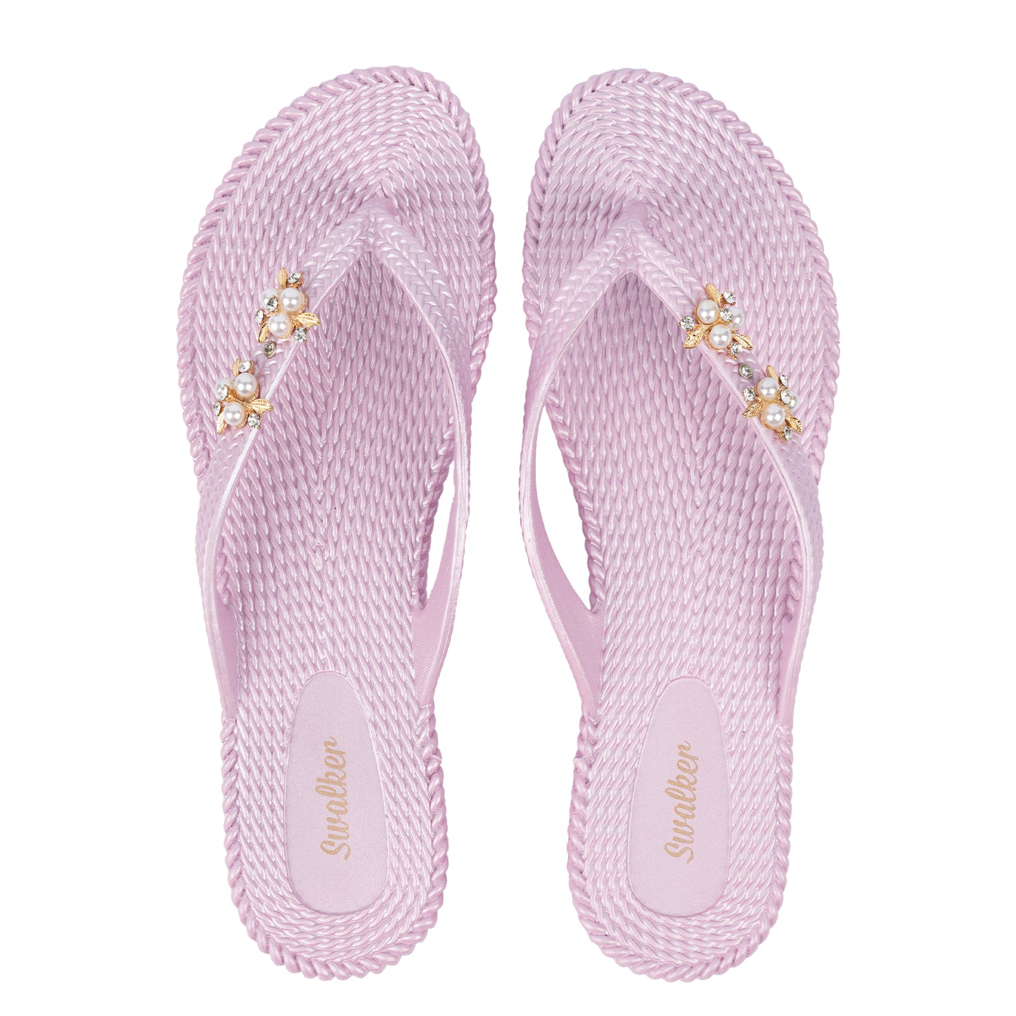 Swalker Woman's Metalli Sandal ICED LAVENDER