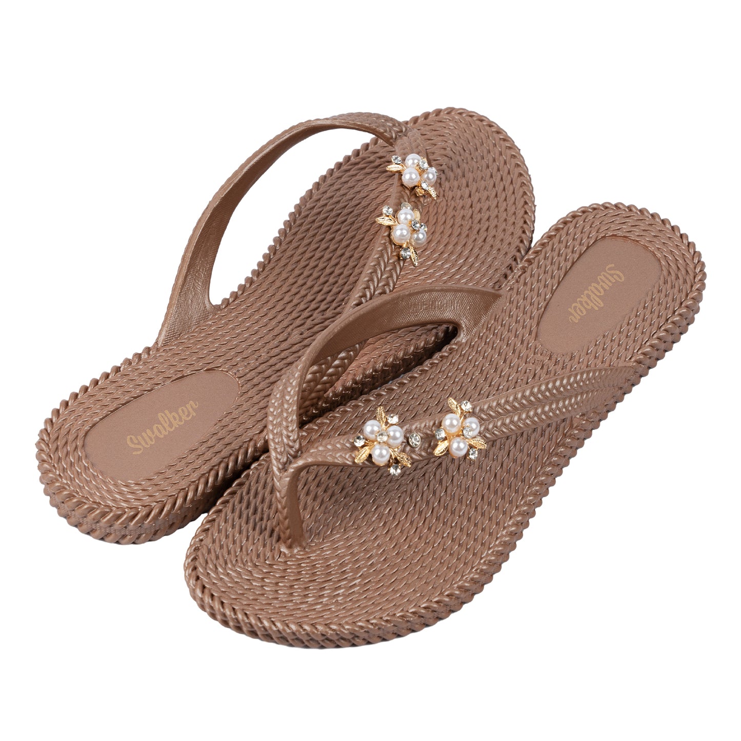 Swalker Woman's Metalli Sandal ROSE GOLD