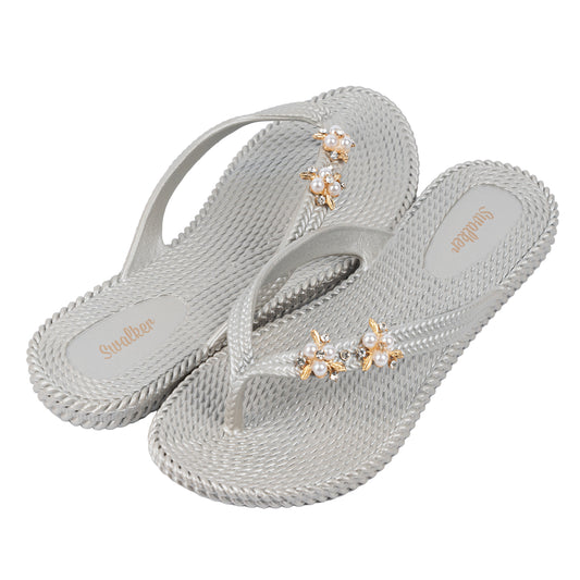 Swalker Woman's Metalli Sandal SILVER